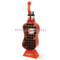 Wine Store Merchandising Bodenstehender Multi-Layer-Metallgitarre-Rotweinregal-Display-Einheit